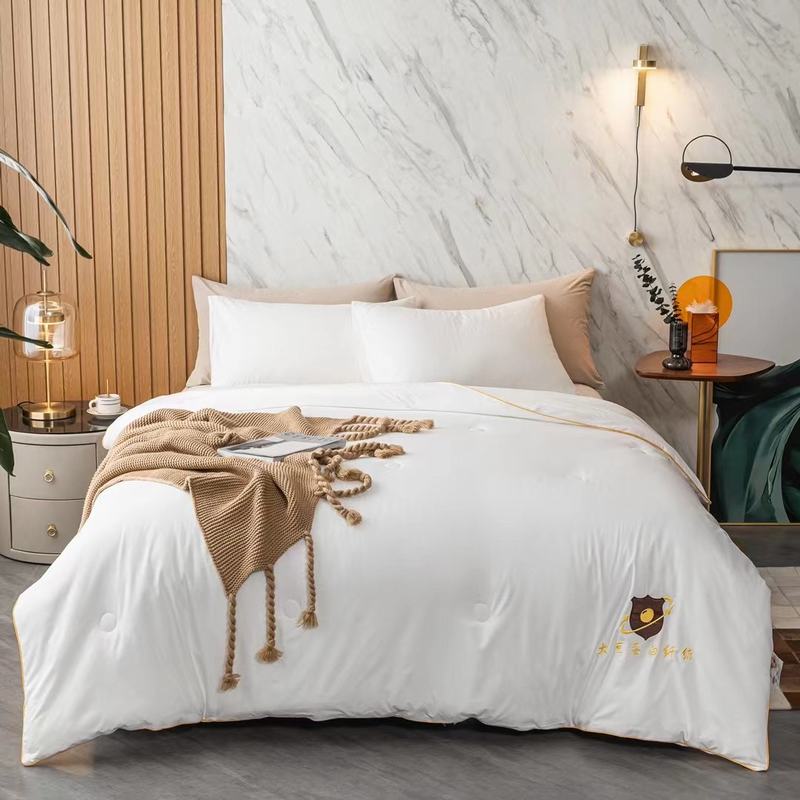 Pure Color Textile Printing Soybean Polyester Summer Quilt