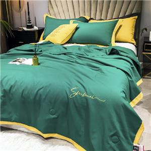 Pure Color Textile Printing Polyester Summer Quilt