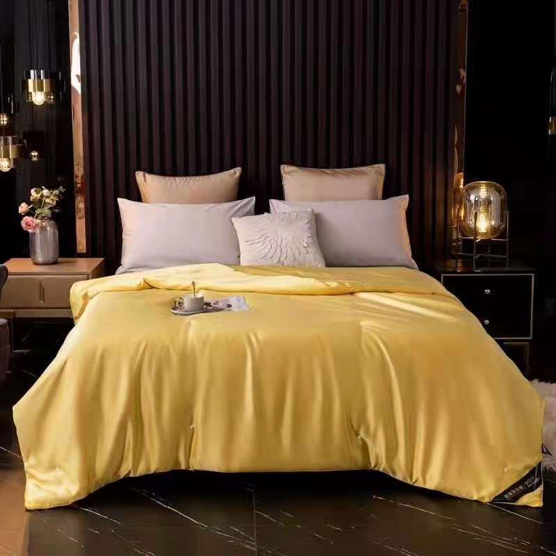 Pure Color Long Silk Polyester Summer Quilt Manufacturers, Pure Color Long Silk Polyester Summer Quilt Factory, Supply Pure Color Long Silk Polyester Summer Quilt