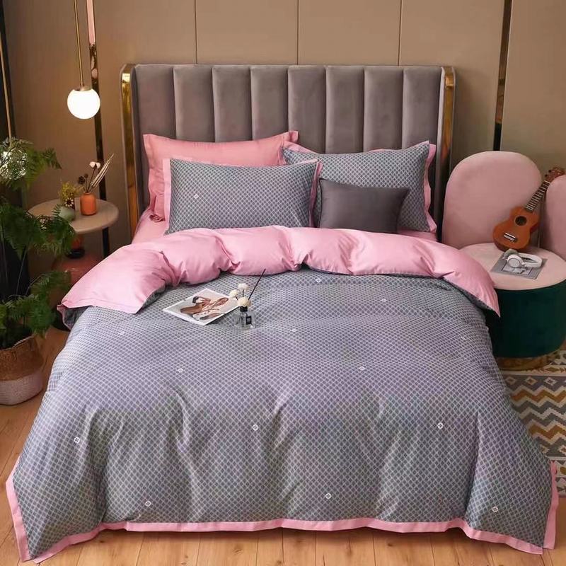 Textile Printing Polyester Summer Quilt Duvet Set
