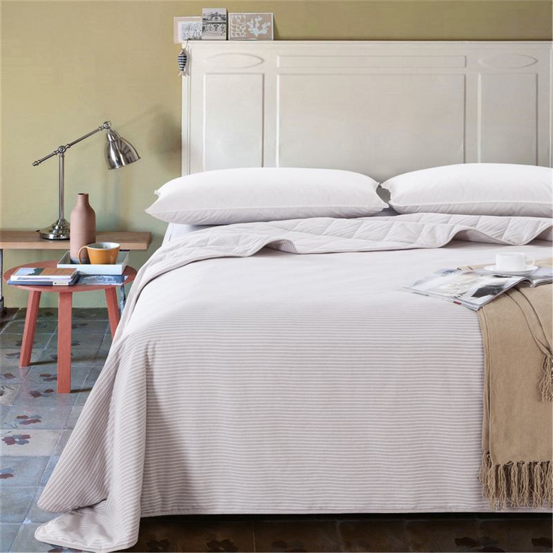 Cotton Stripe Quilting Summer Quilt