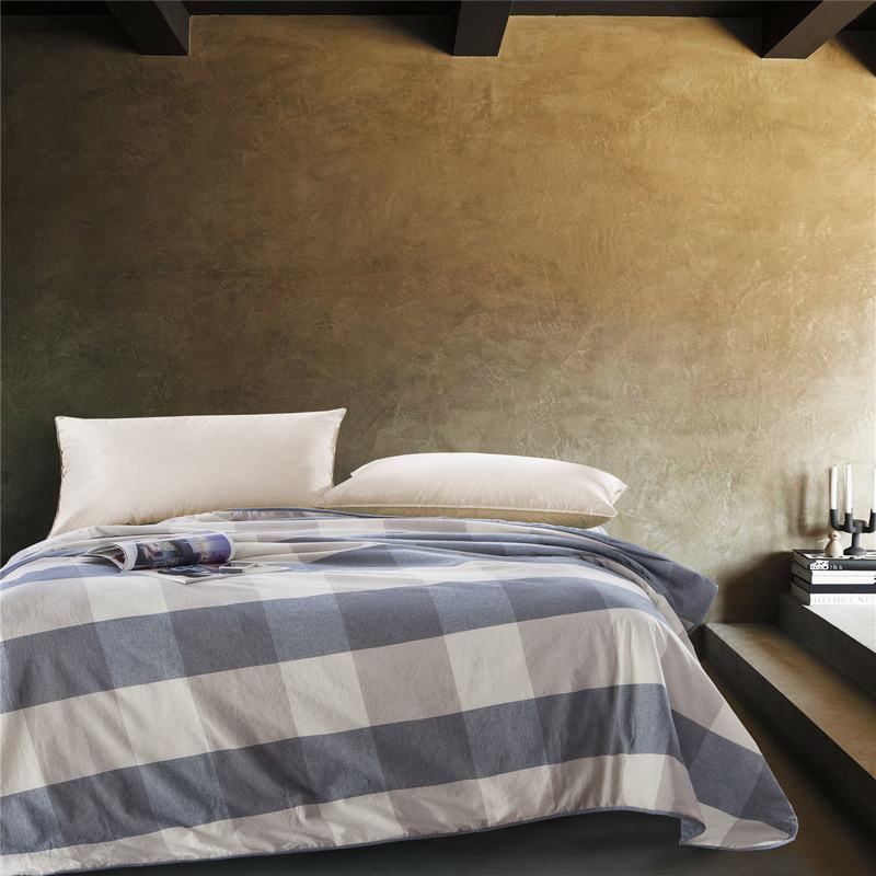 Machine Washing Grid Cotton Summer Quilt Manufacturers, Machine Washing Grid Cotton Summer Quilt Factory, Supply Machine Washing Grid Cotton Summer Quilt