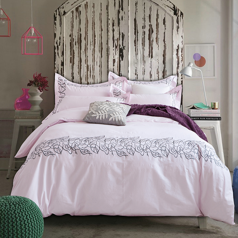 Cotton Embroidered Duvet Set