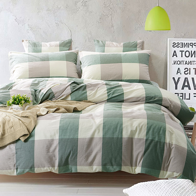 Solid Color Washed Cotton Duvet Set Manufacturers, Solid Color Washed Cotton Duvet Set Factory, Supply Solid Color Washed Cotton Duvet Set