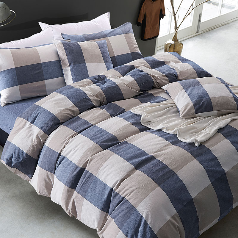 Solid color duvet set