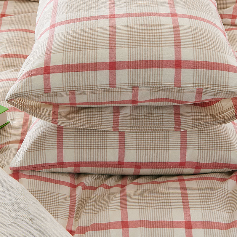 Washed cotton duvet set