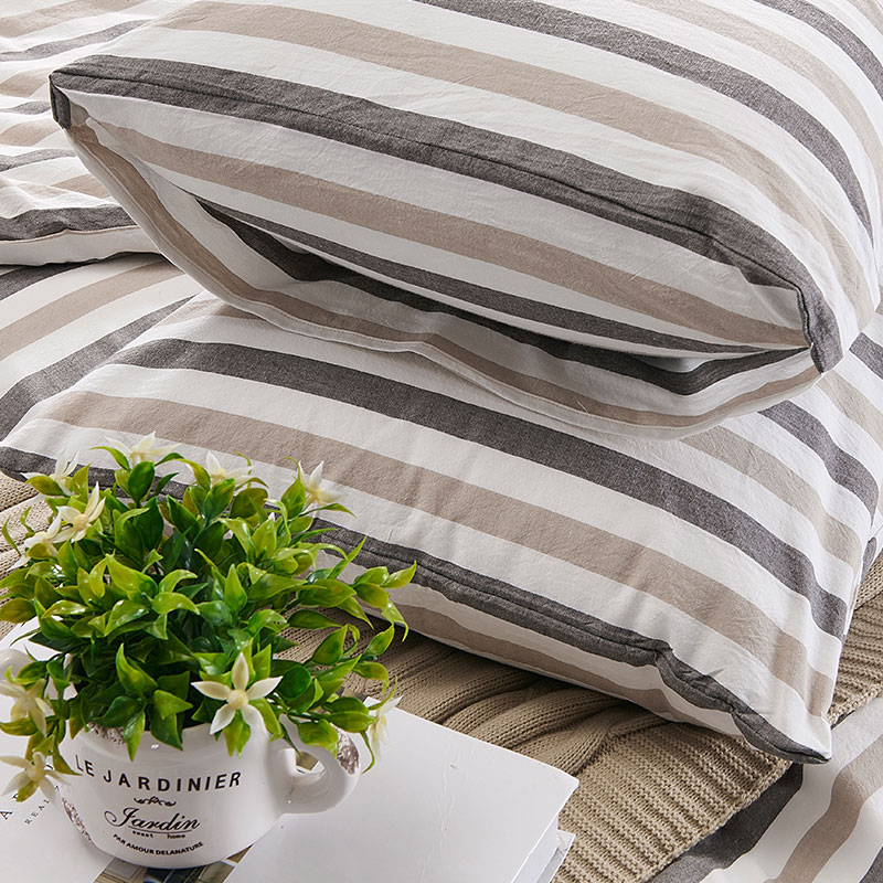 Washed cotton duvet set