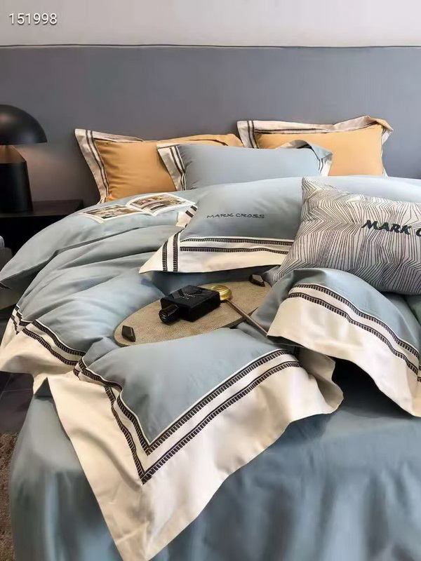 Milled fabric duvet set