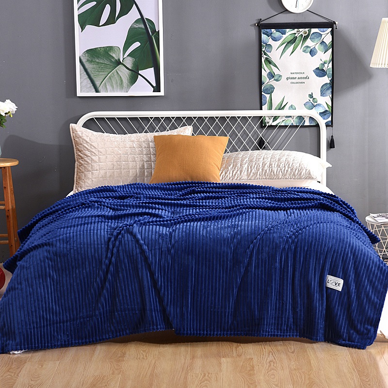 Pure Color Large Striped Woollen Blanket Manufacturers, Pure Color Large Striped Woollen Blanket Factory, Supply Pure Color Large Striped Woollen Blanket