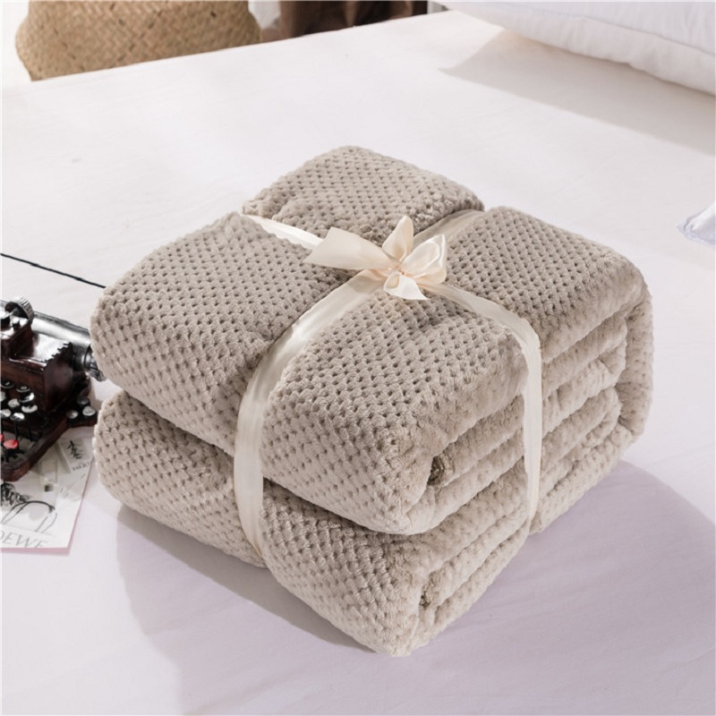Japanese Grid Mesh Pure Color Woollen Blanket Coverlet Manufacturers, Japanese Grid Mesh Pure Color Woollen Blanket Coverlet Factory, Supply Japanese Grid Mesh Pure Color Woollen Blanket Coverlet