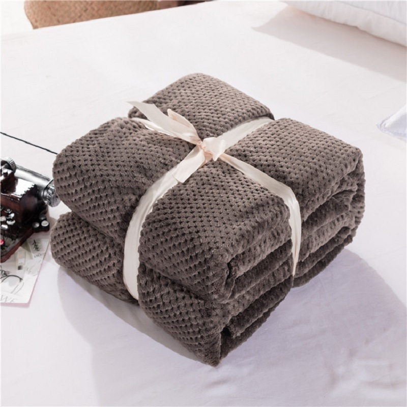 Japanese Grid Mesh Pure Color Woollen Blanket Coverlet Manufacturers, Japanese Grid Mesh Pure Color Woollen Blanket Coverlet Factory, Supply Japanese Grid Mesh Pure Color Woollen Blanket Coverlet