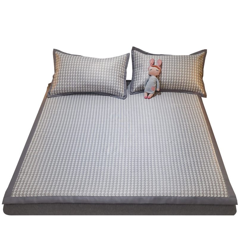 Ice Silk Textile Printing Duvet Set Mat