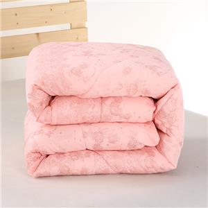 pearly-lustre pure colour textile printing winter quilt