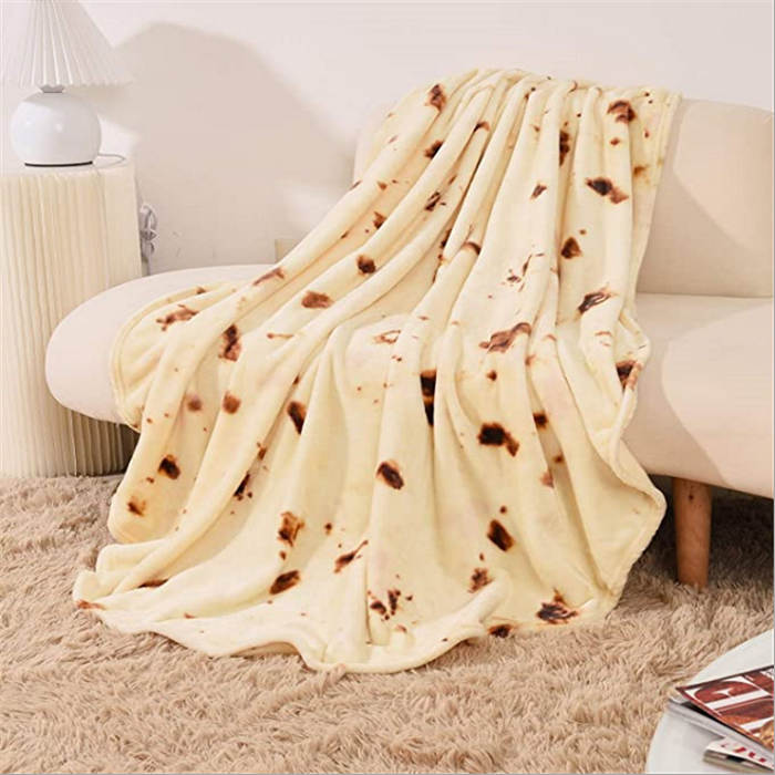 Digital Print Pizzas Woollen Blanket